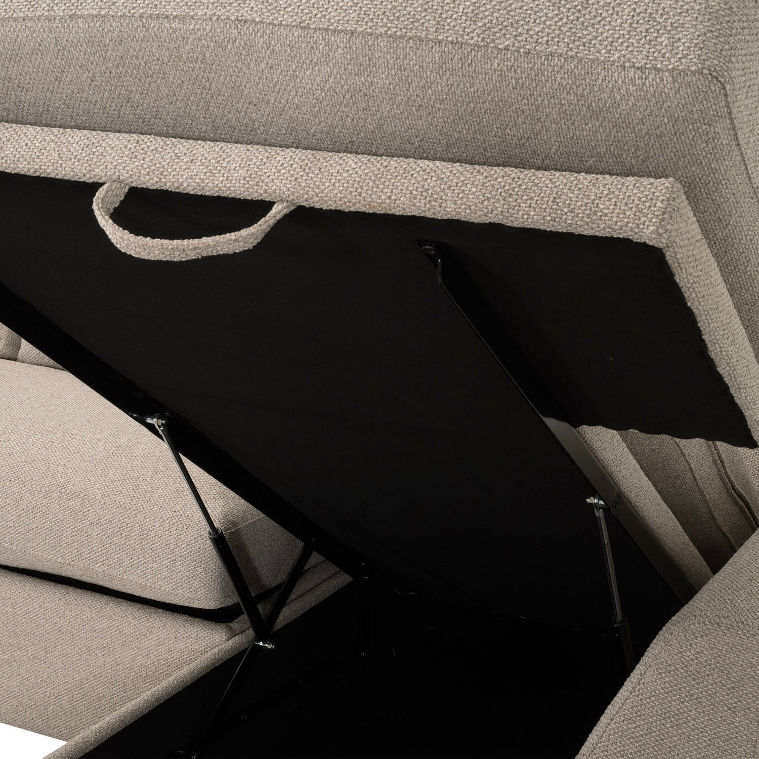 Clara 112in Slim Arm Sleeper Sectional Sofa