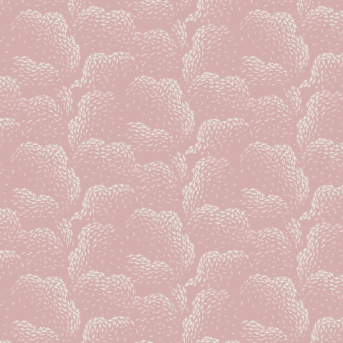 Mitchell Black Clouds II Wallpaper in Lacquered Blues premium matte paper, primary product view