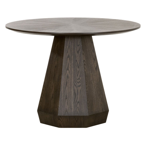 Coulter Brown Ash Round Dining Table