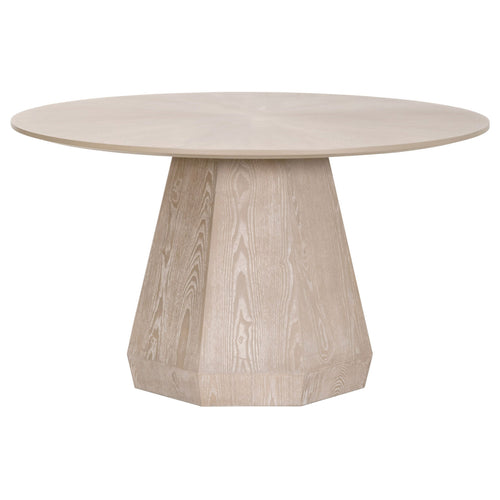 Coulter Round Dining Table Natural Gray