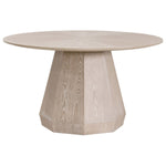 Coulter Natural Gray Round Dining Table