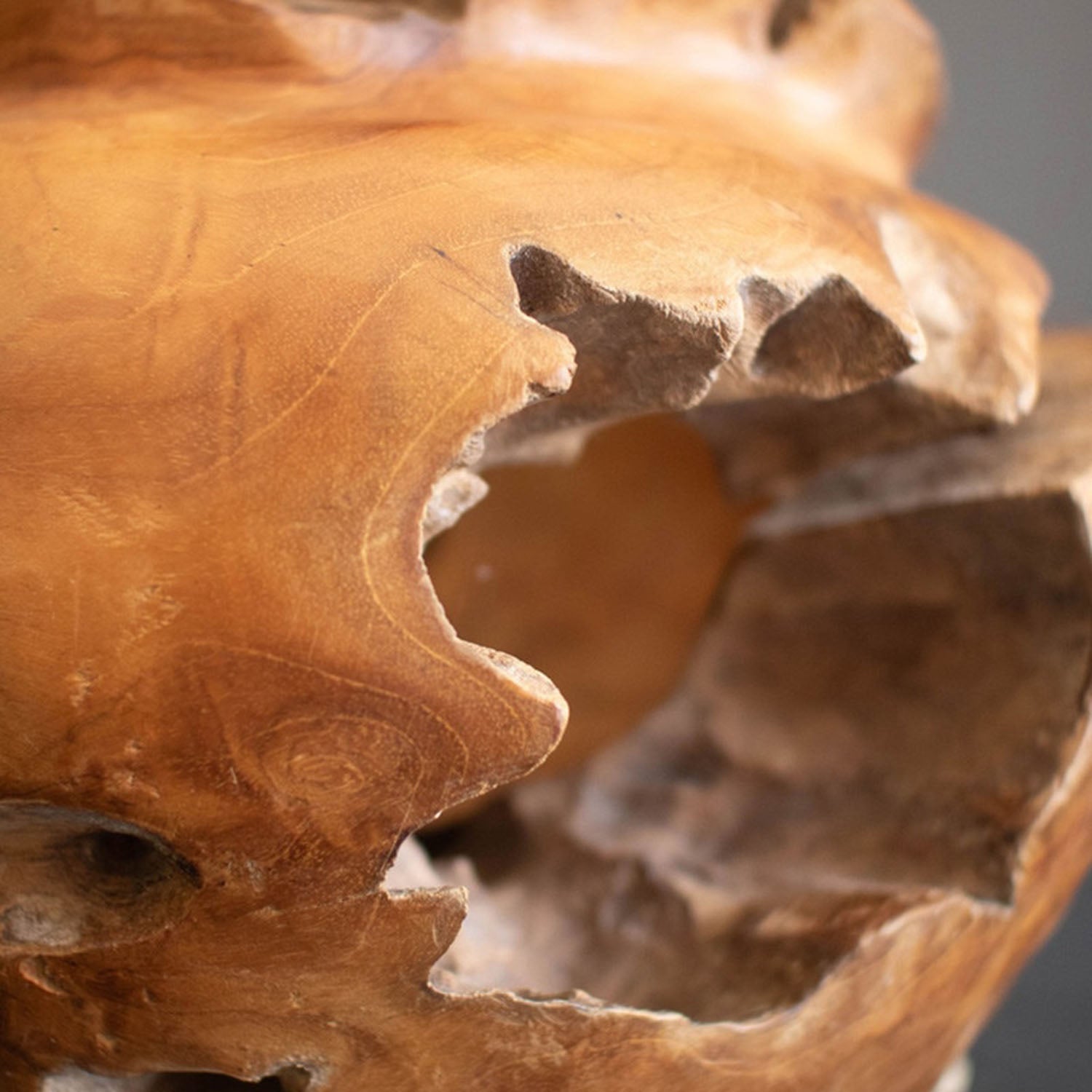 Teakwood Urn