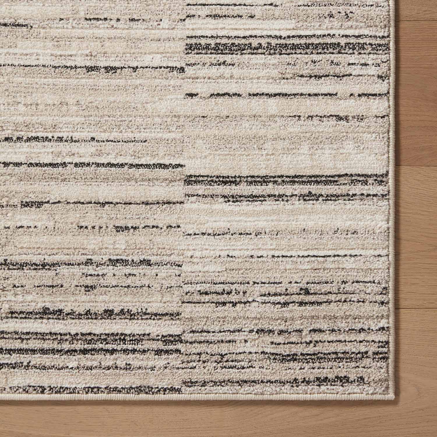 Loloi Darby Charcoal/Sand Power Loomed Rug