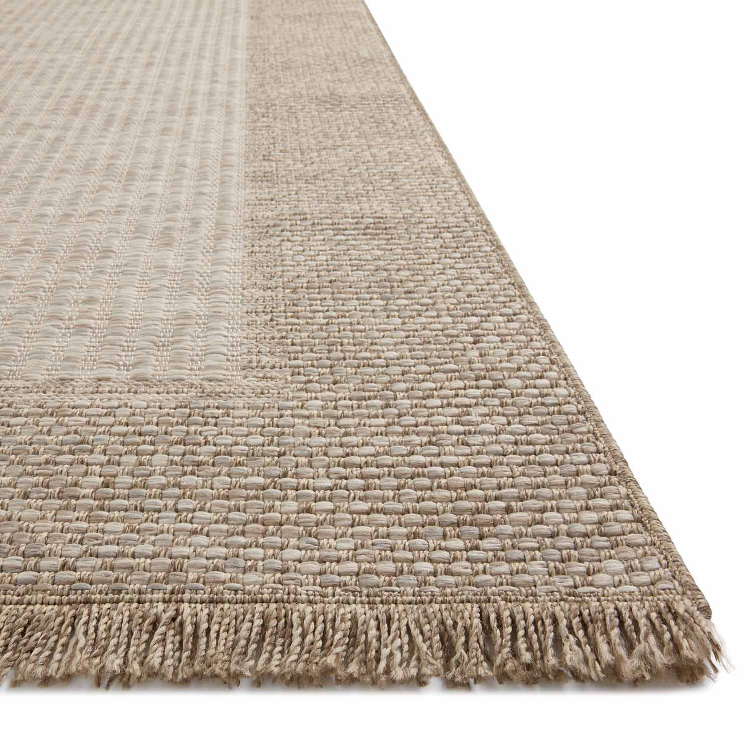 Loloi Dawn Natural Border Indoor/Outdoor Rug