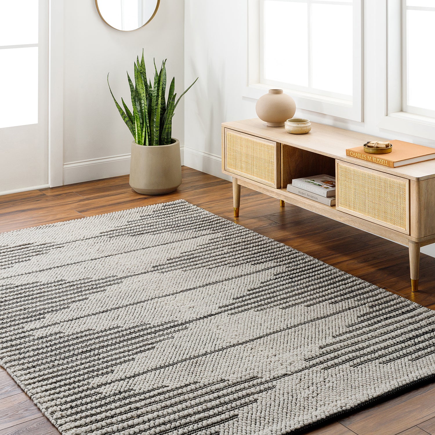 Surya Daffodil Pyramids Hand Woven Rug