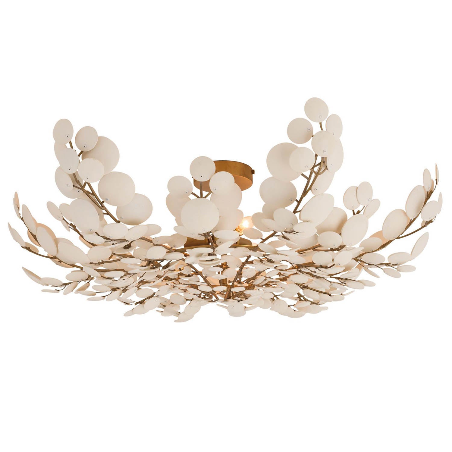 Arteriors Bilal Ivory Flush Mount