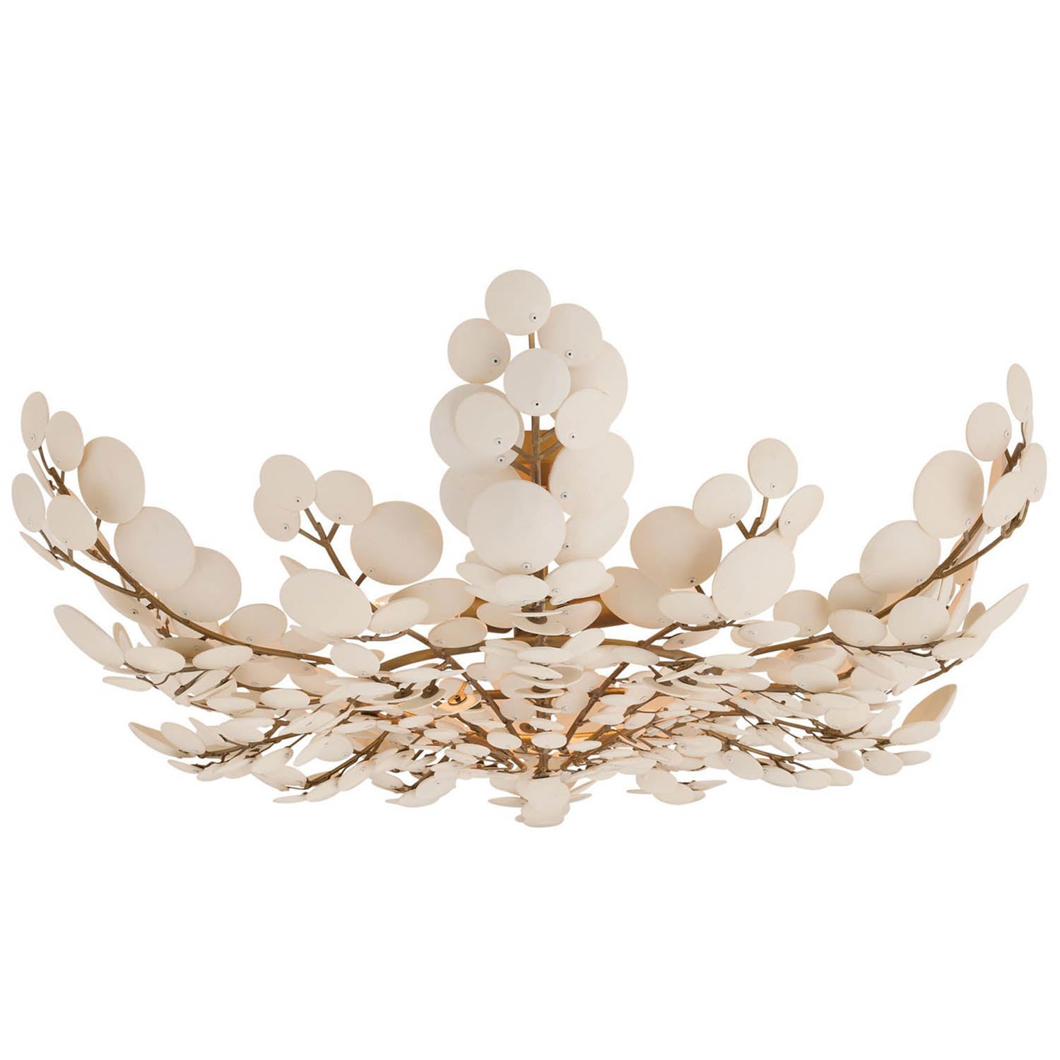 Arteriors Bilal Ivory Flush Mount
