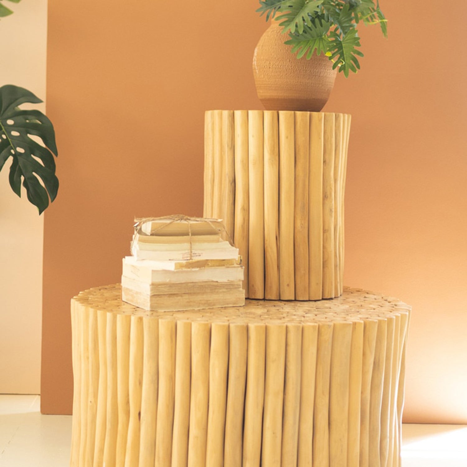 Round Multi Branches Tolino Side Table