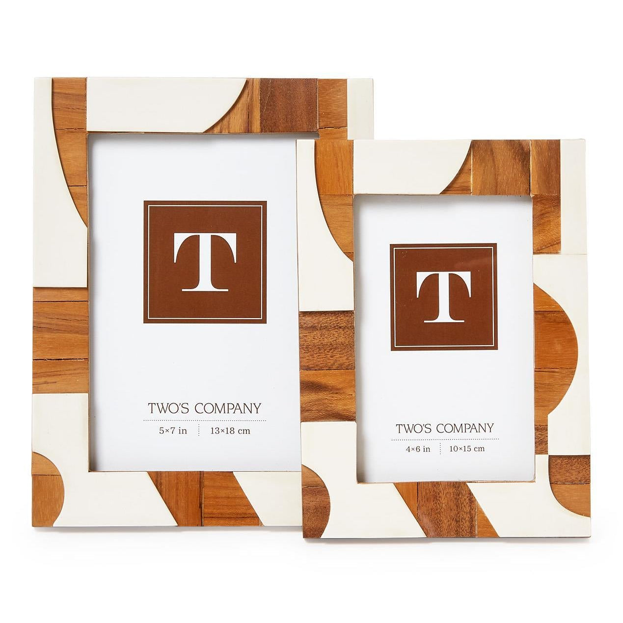 Resin Laser Cut Photo Frame Set of 2