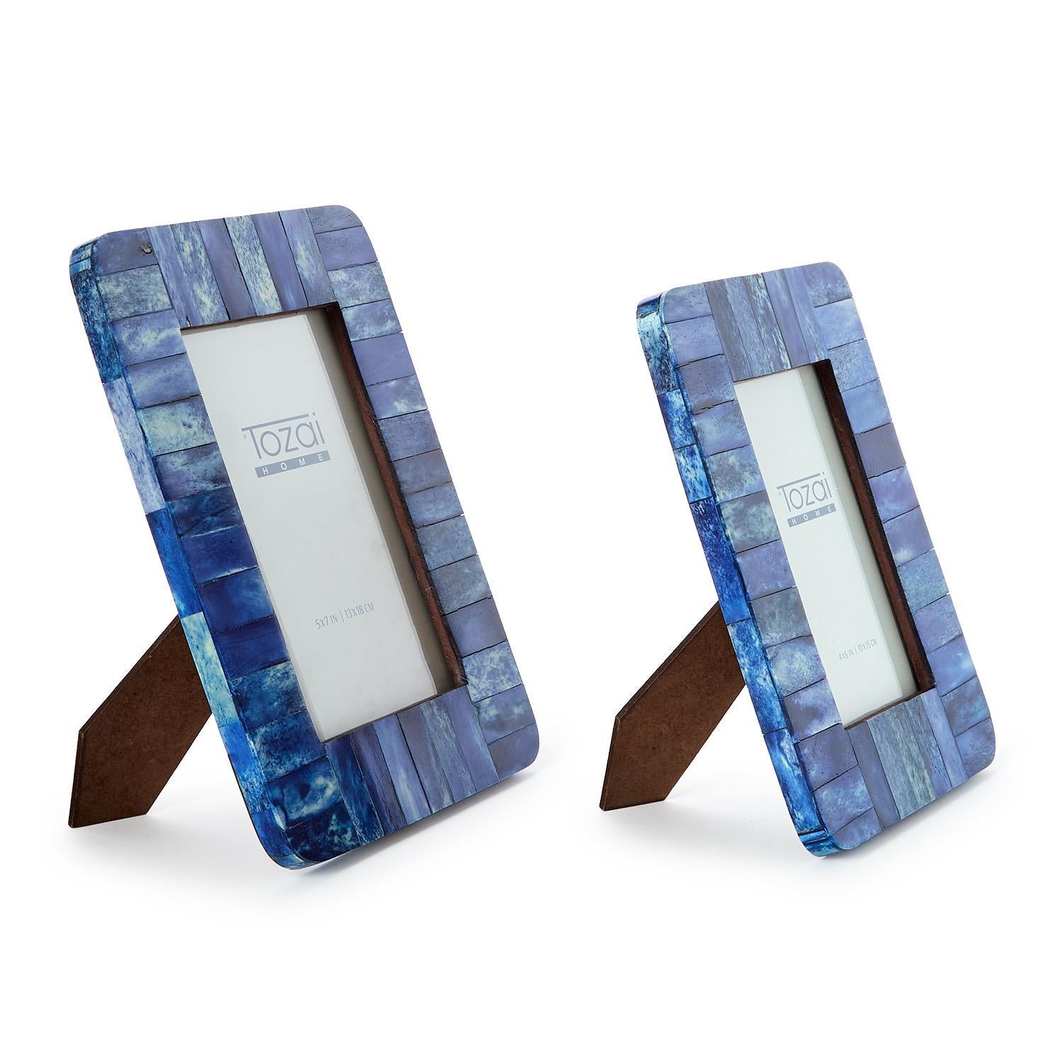 Oceans Blue Photo Frame Set of 2