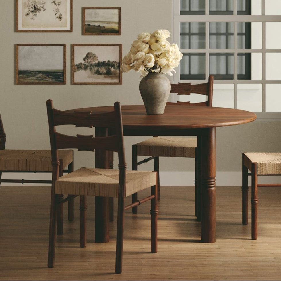 Union Home Ella Solid Wood Dining Table