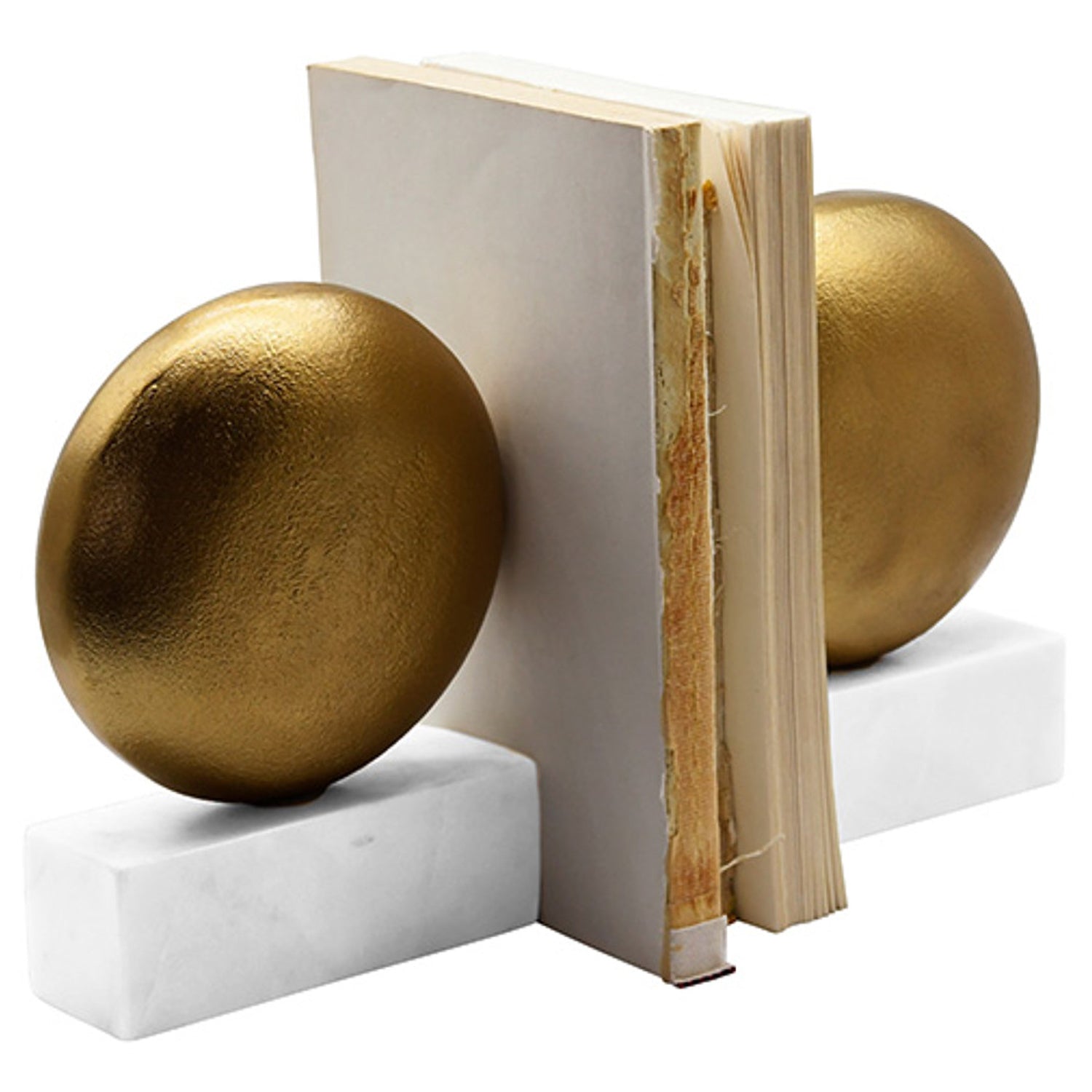 Worlds Away Disky Bookend Set