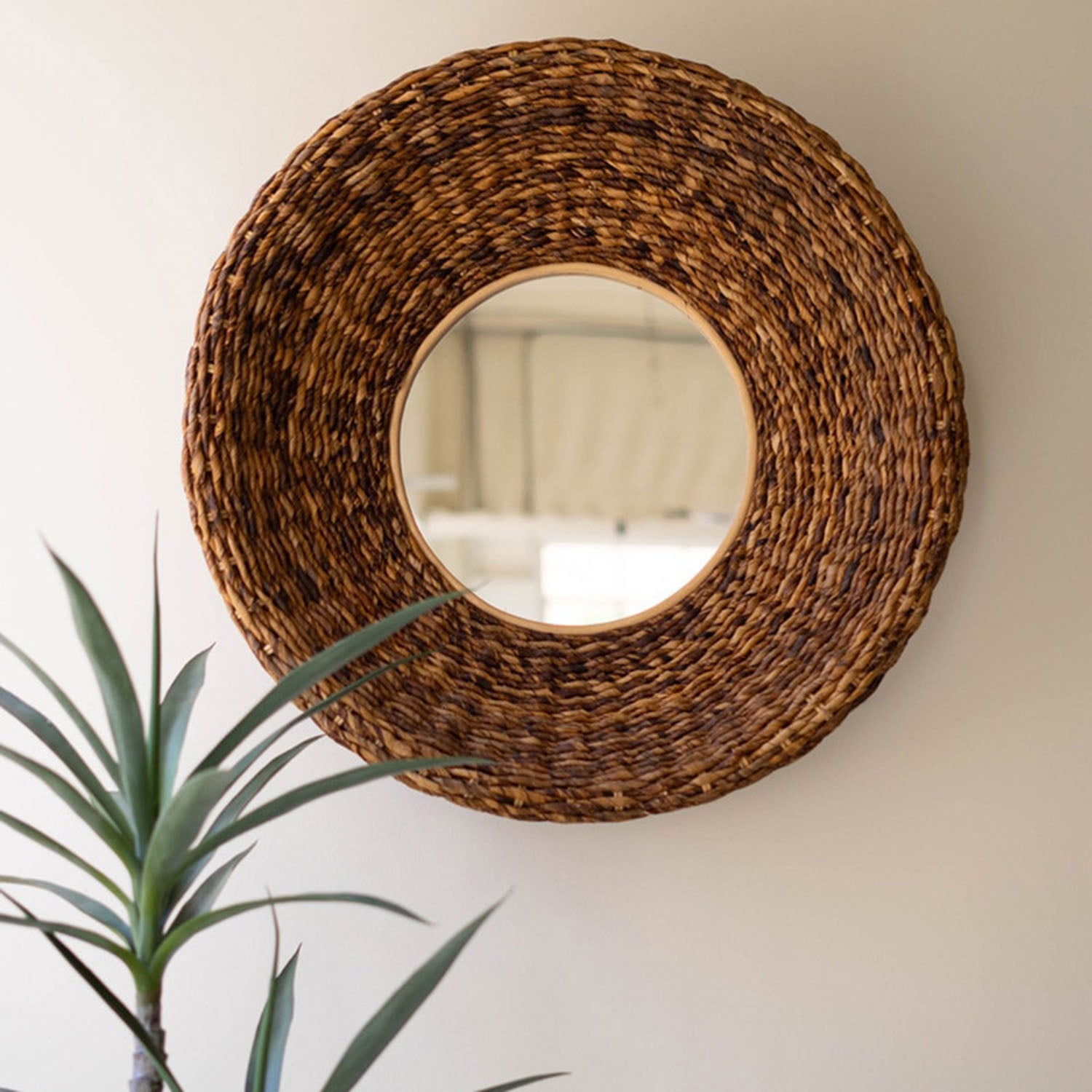 Banana Fiber Wall Mirror
