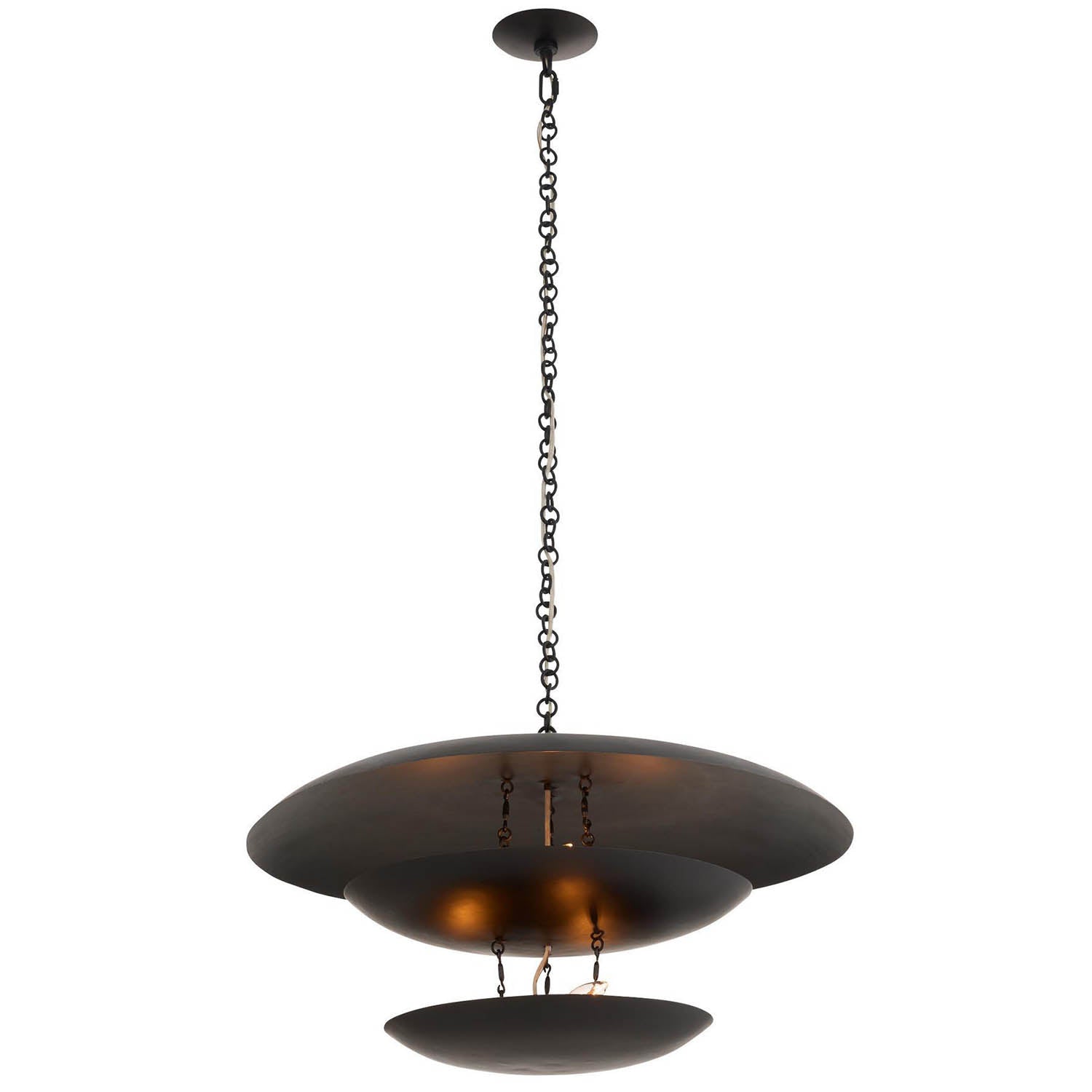 Arteriors Florko Blackened Iron Chandelier