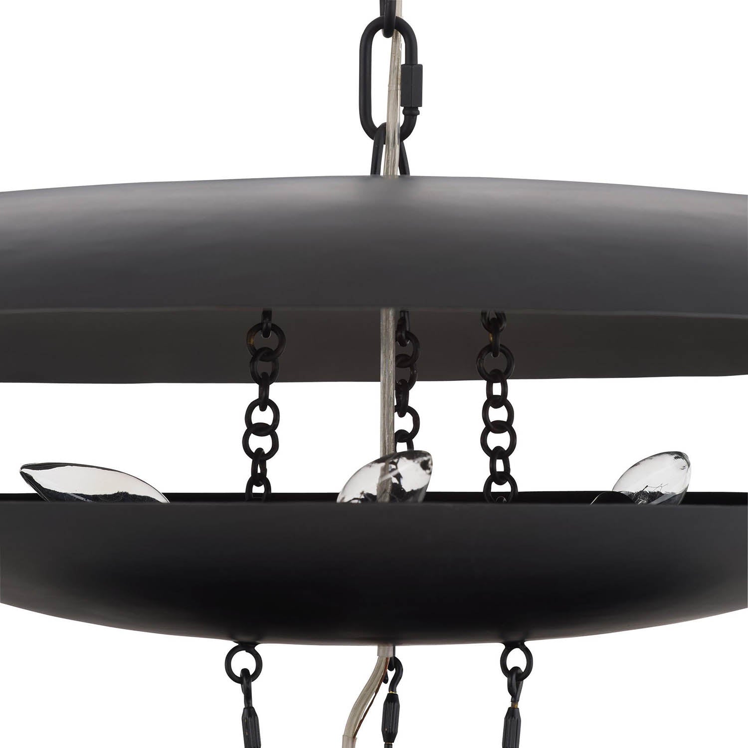 Arteriors Florko Blackened Iron Chandelier