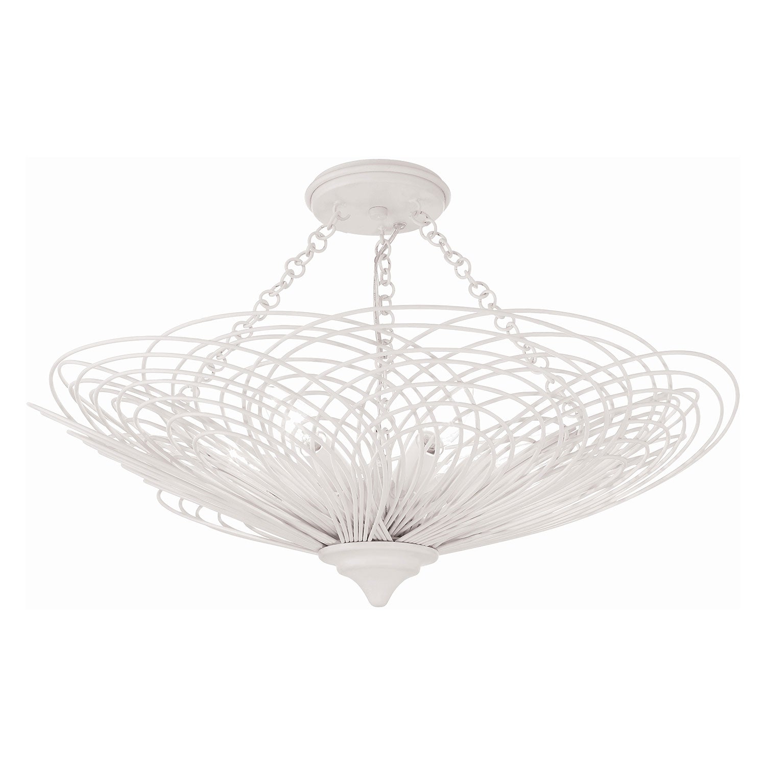 Crystorama Doral Semi Flush Ceiling Mount