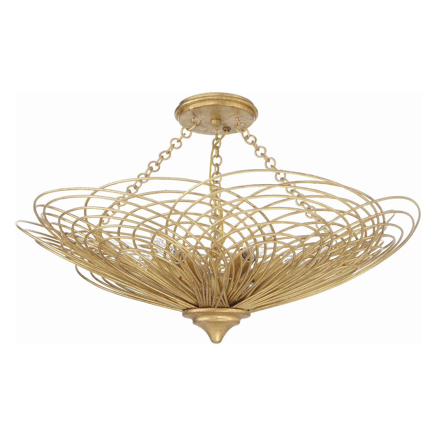 Crystorama Doral Semi Flush Ceiling Mount