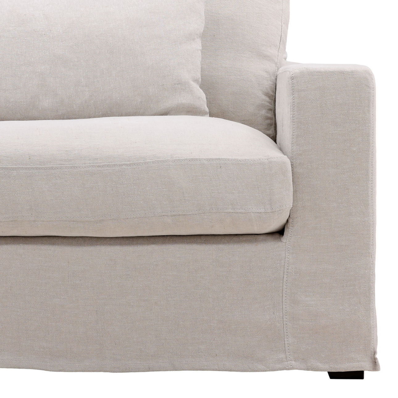 Dixie chair and a half arm and cushion detail