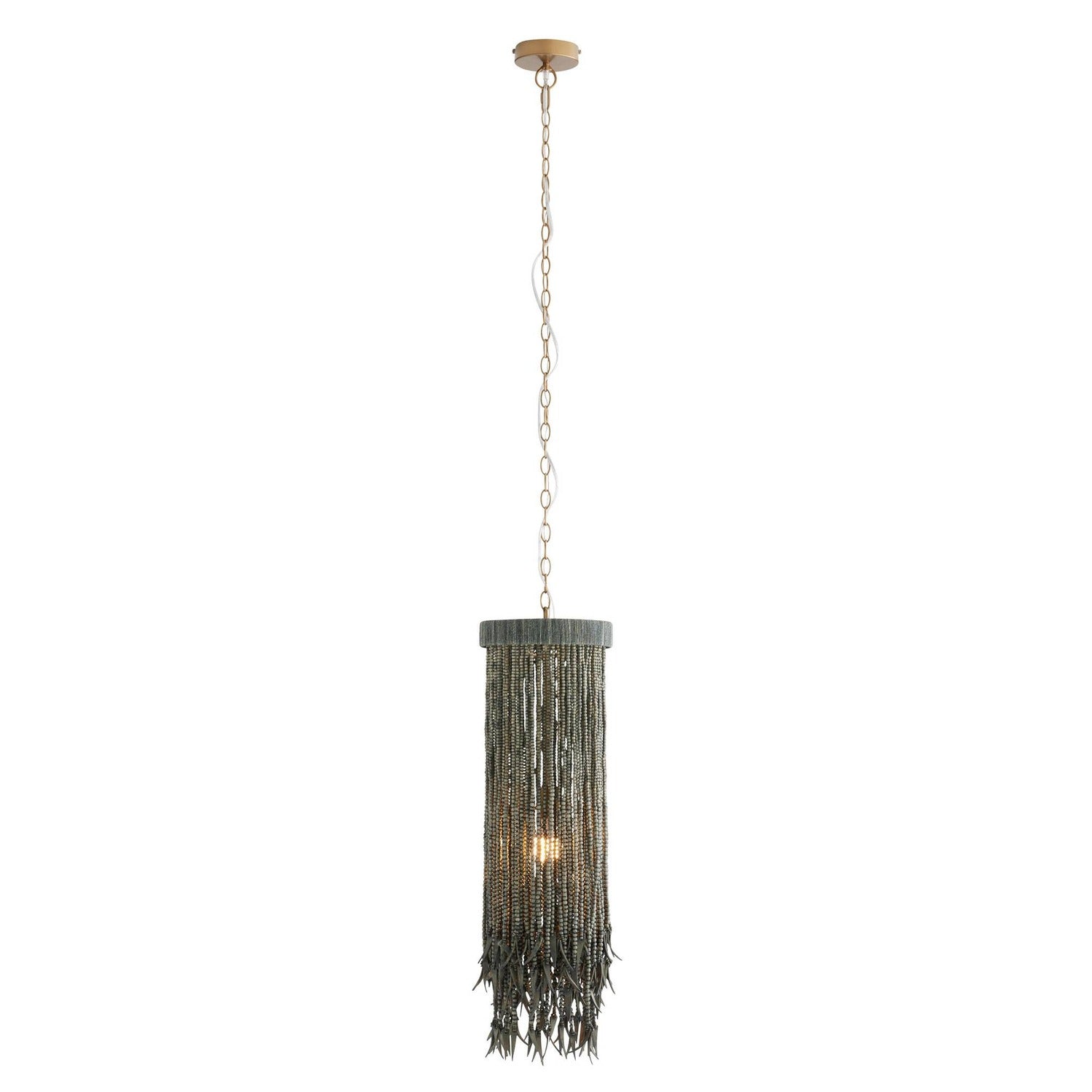 Arteriors Baja Dark Gray Wash Pendant