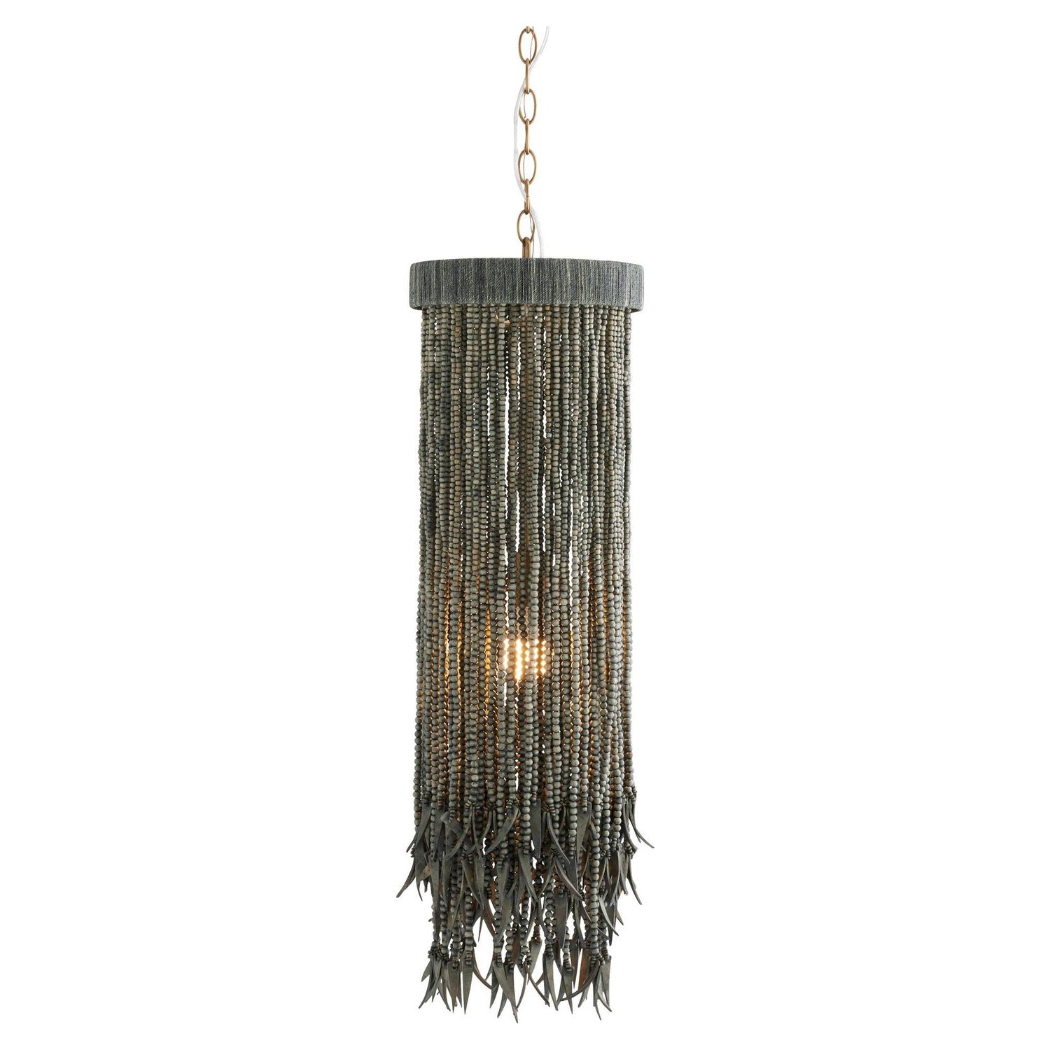 Arteriors Baja Dark Gray Wash Pendant