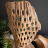 Perforated Carved Teak Wood Sculpture