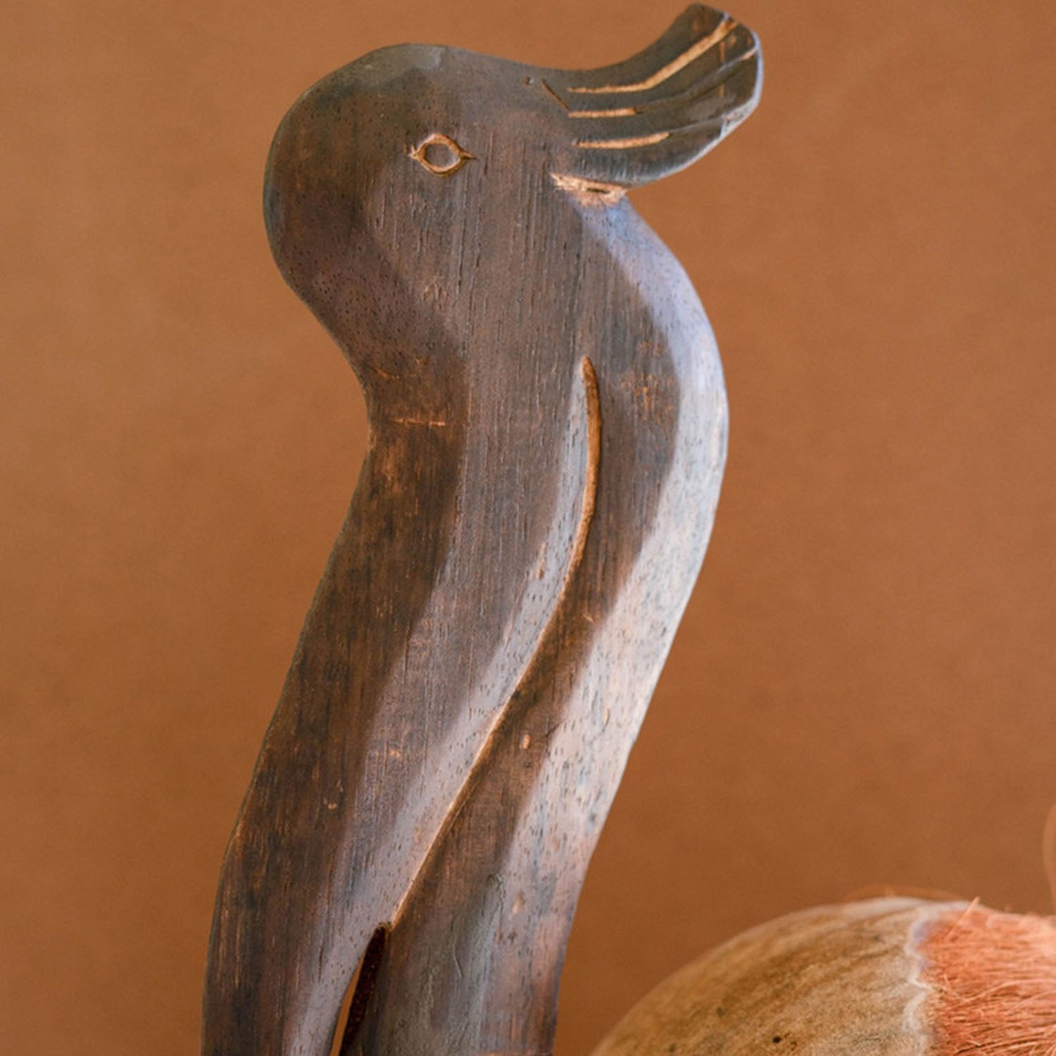 Coconut Pelican Sculpture