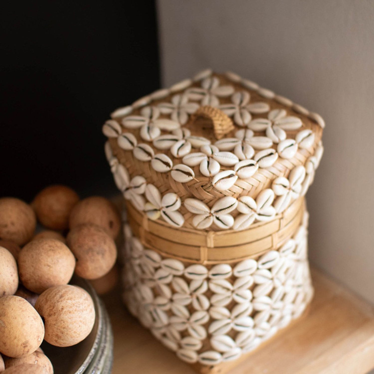 Bamboo Box with Shell