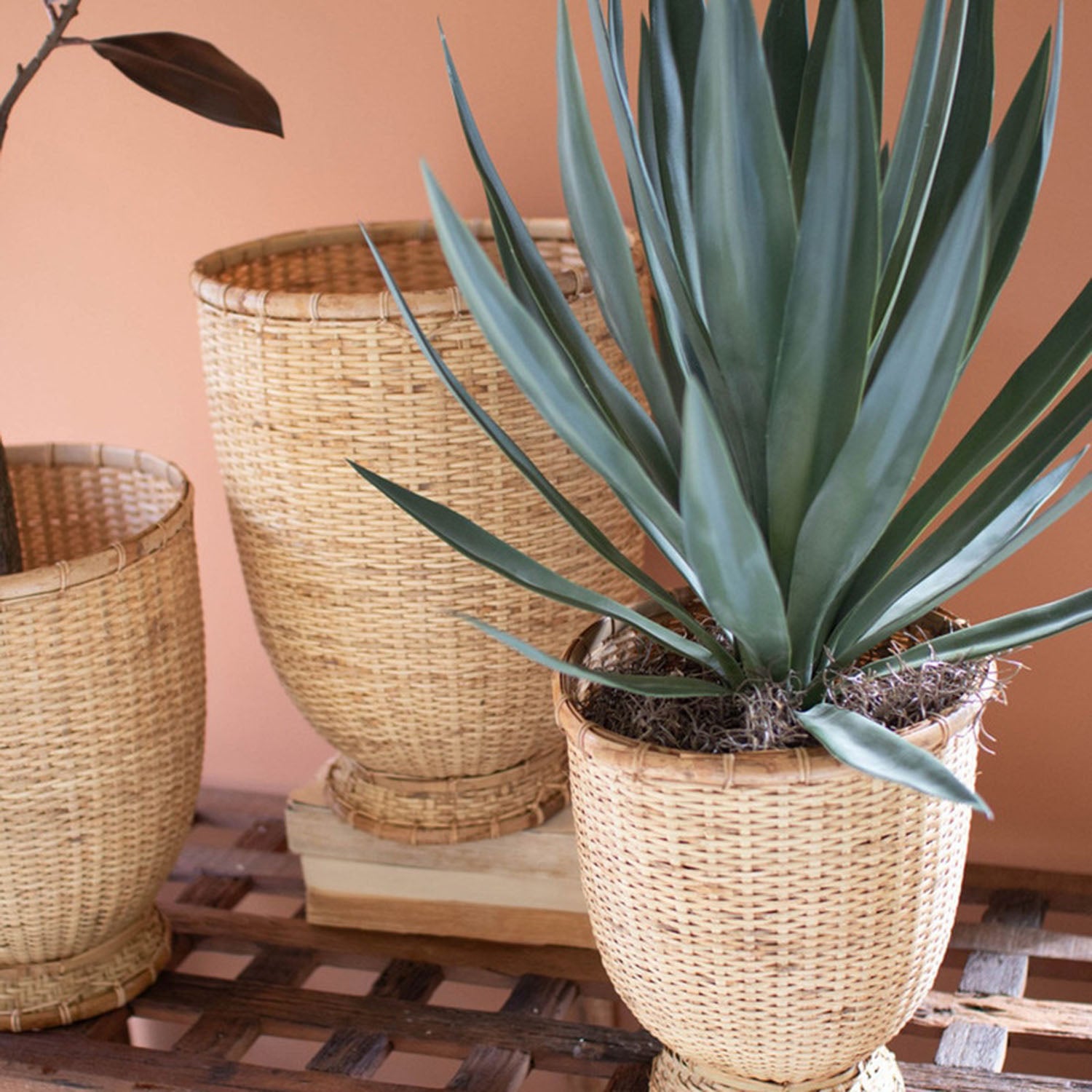 Split Cane Basket Set of 3
