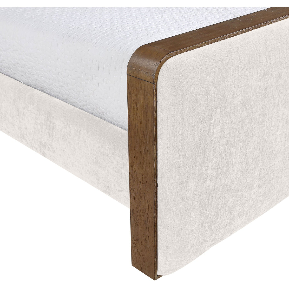 Dalton Cream Fabric Upholstered Bed