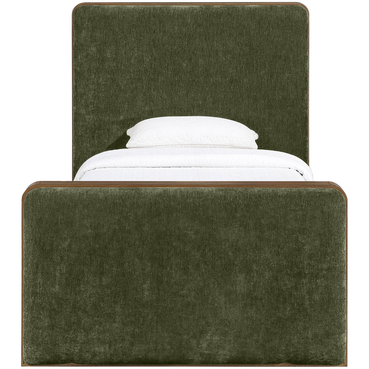 Dalton Green Fabric Upholstered Bed