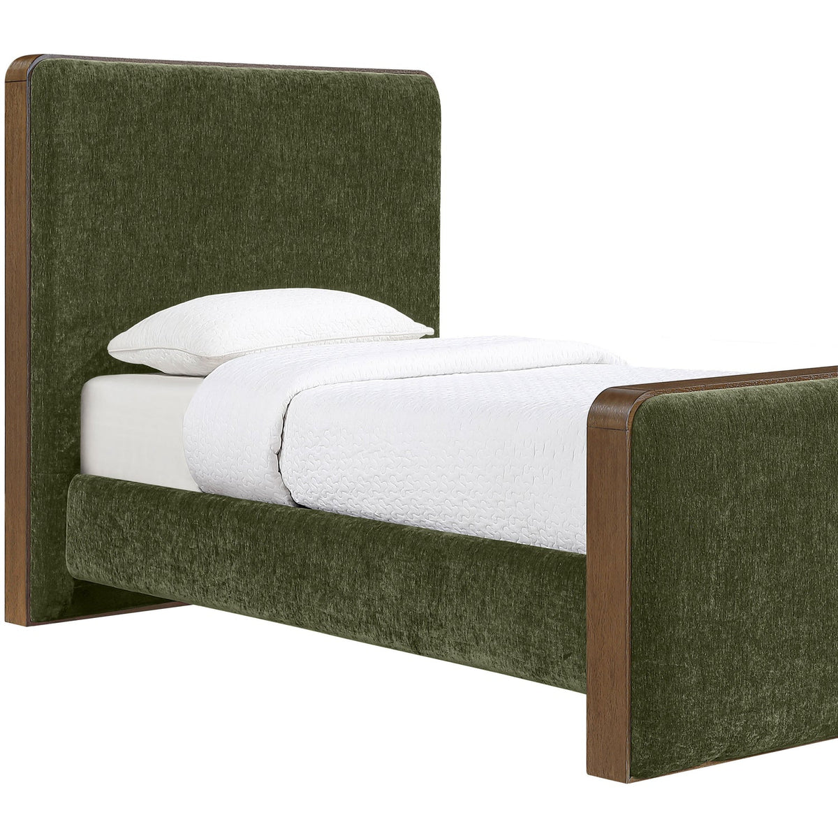 Dalton Green Fabric Upholstered Bed