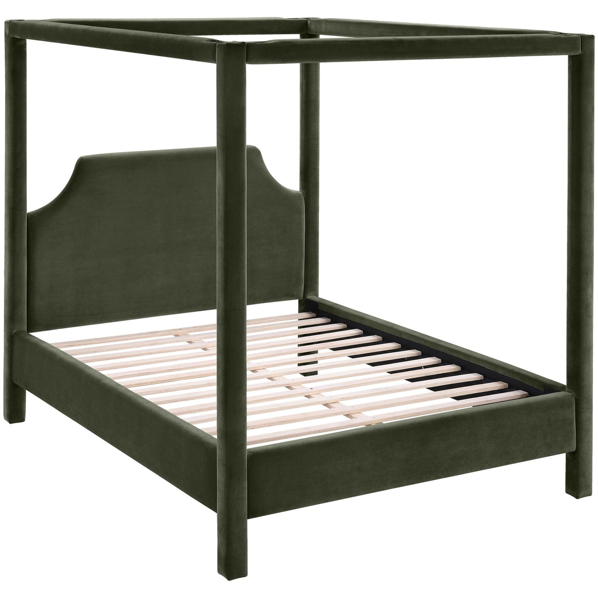Dawson Green Velvet Upholstered Bed