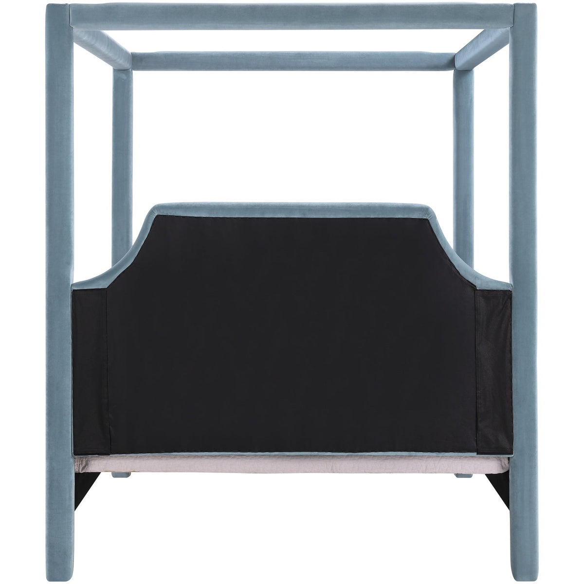 Dawson Light Blue Velvet Upholstered Bed