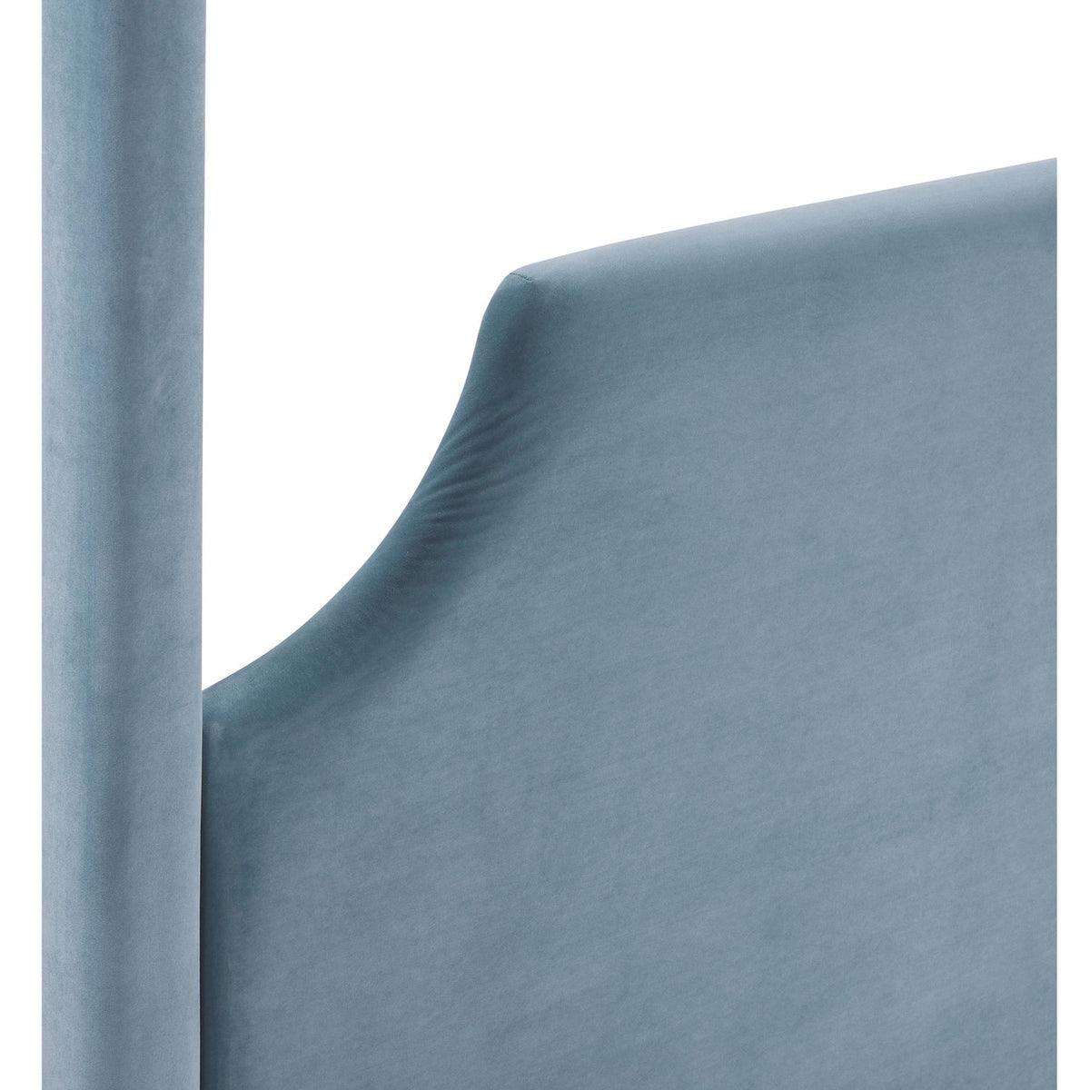 Dawson Light Blue Velvet Upholstered Bed