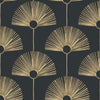 Mitchell Black Deco Fan Wallpaper