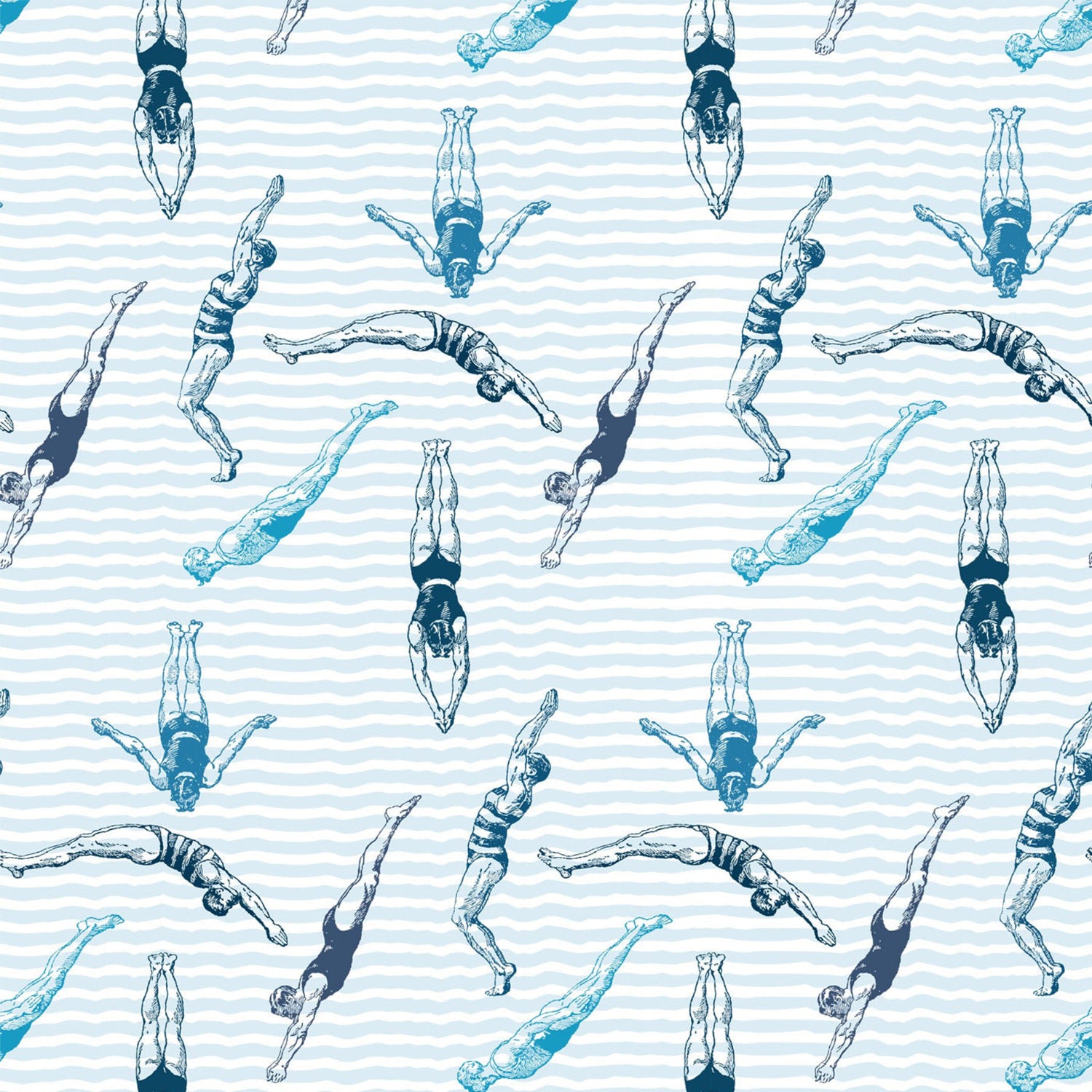 Mitchell Black Divers Wallpaper