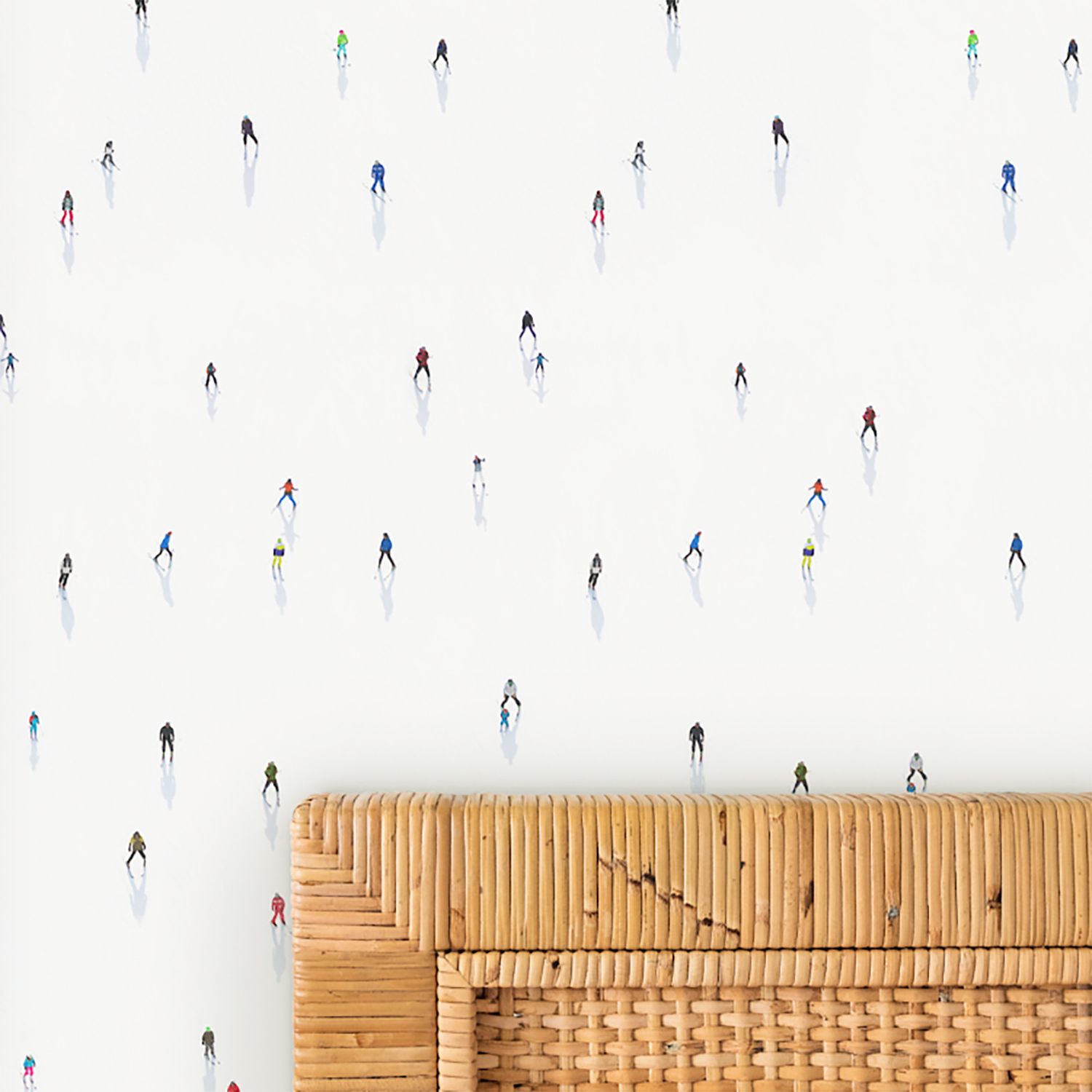 Mitchell Black x Gray Malin Downhill Skiers Wallpaper