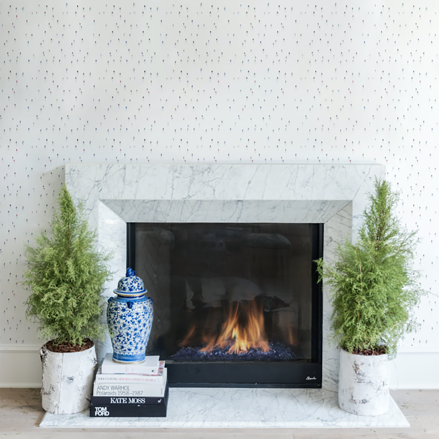 Mitchell Black x Gray Malin Downhill Skiers Wallpaper