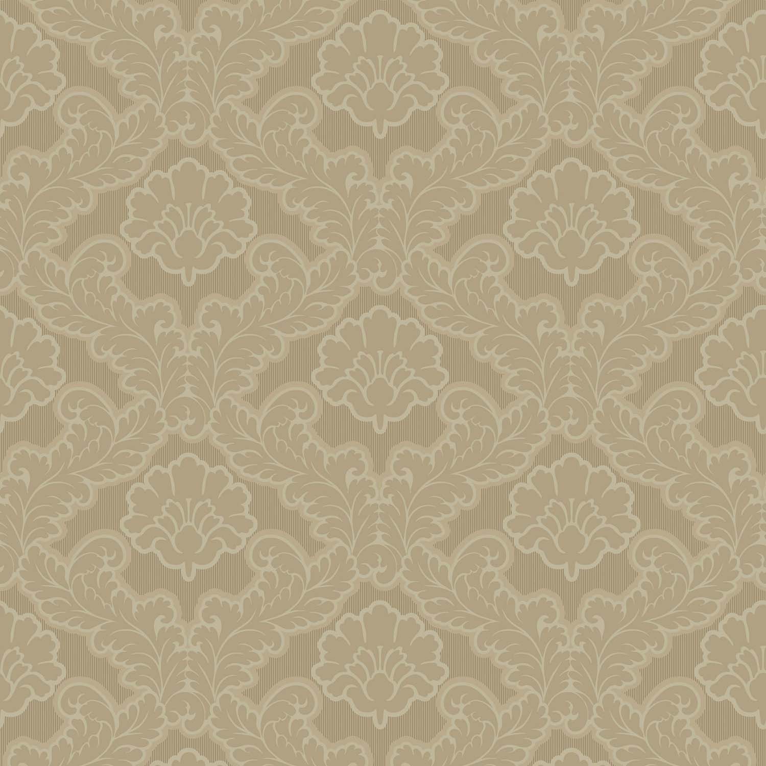 Drawing Room Leaf botanical wallpaper in Maroon, accent wall