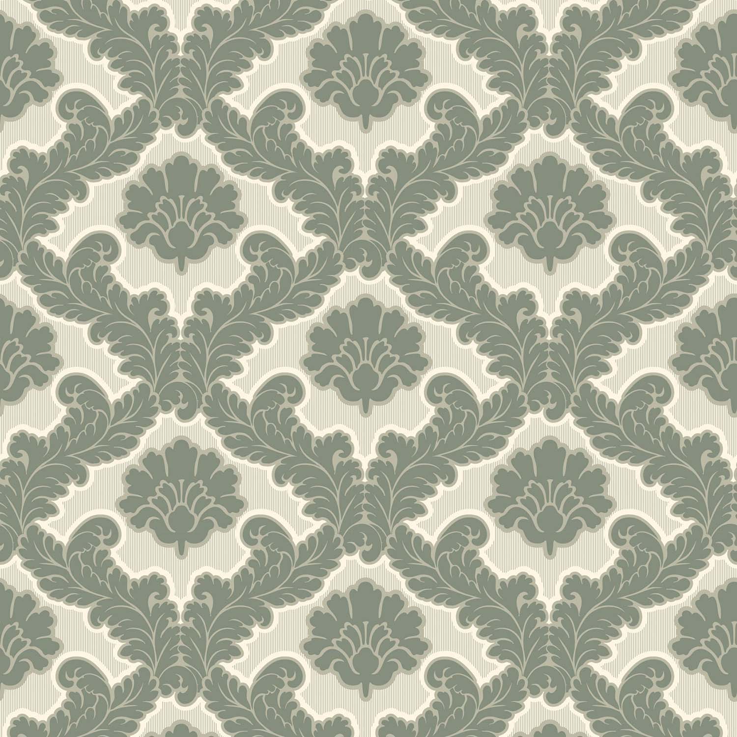 Mitchell Black Drawing Room Leaf Wallpaper