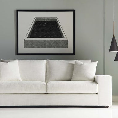 Vanguard Furniture Lucca Kipri Snow Two Seat Sofa