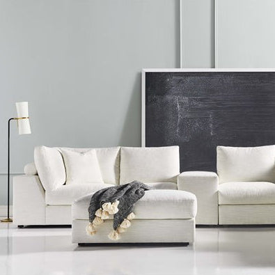 Vanguard Furniture Lucca Kipri Snow Left Corner Module