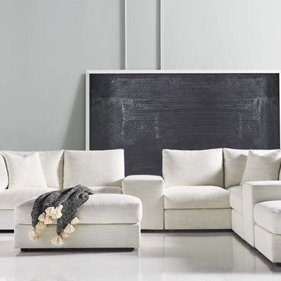 Vanguard Furniture Lucca Kipri Snow Armless Chair