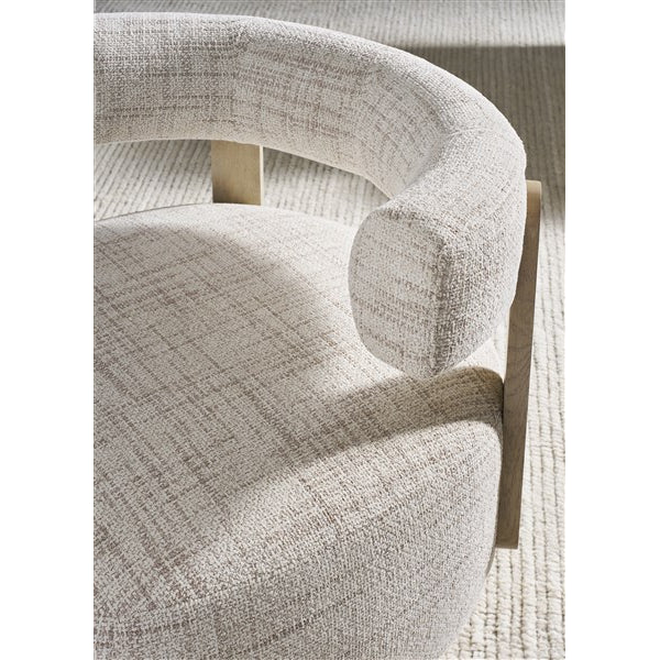 Vanguard Furniture Daydream Reynolds Linen Fabric/Almond Swivel Chair
