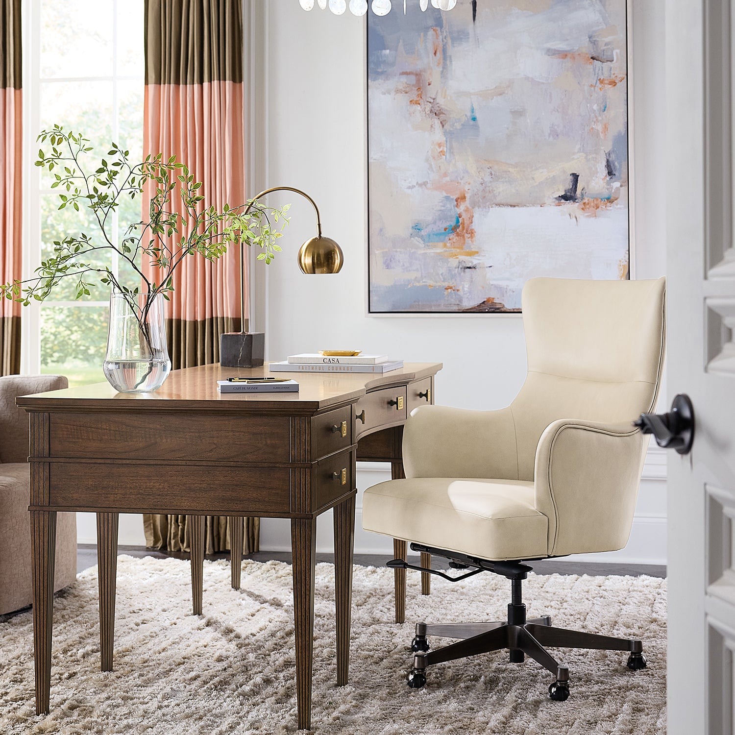 Hooker Furniture Lazzaro Executive Tilt Swivel Chair