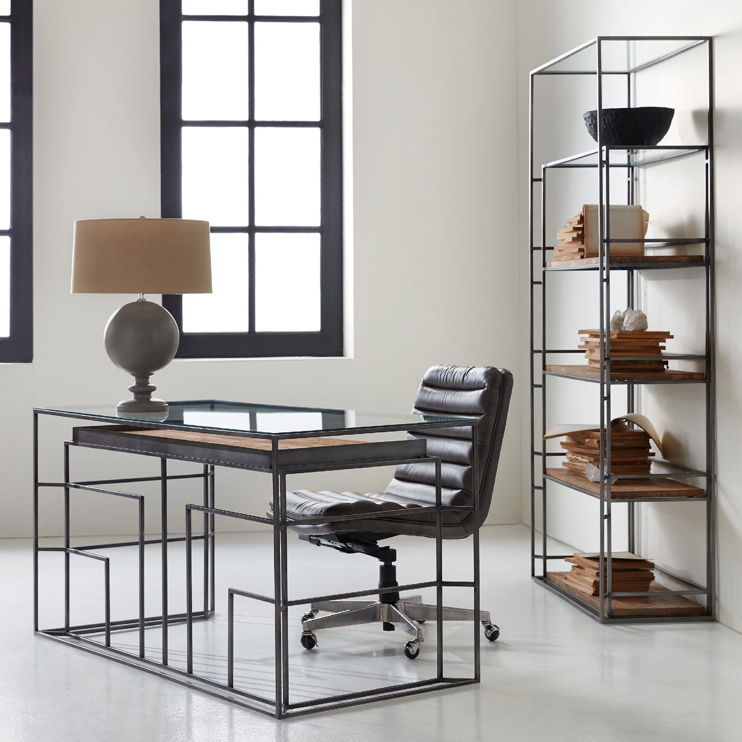 Hooker Furniture Wyatt Executive Swivel Tilt Chair