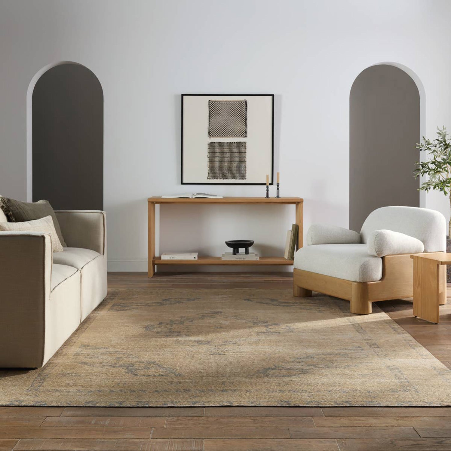 Label J by Jaipur Living Edage Sibit Power Loomed Rug