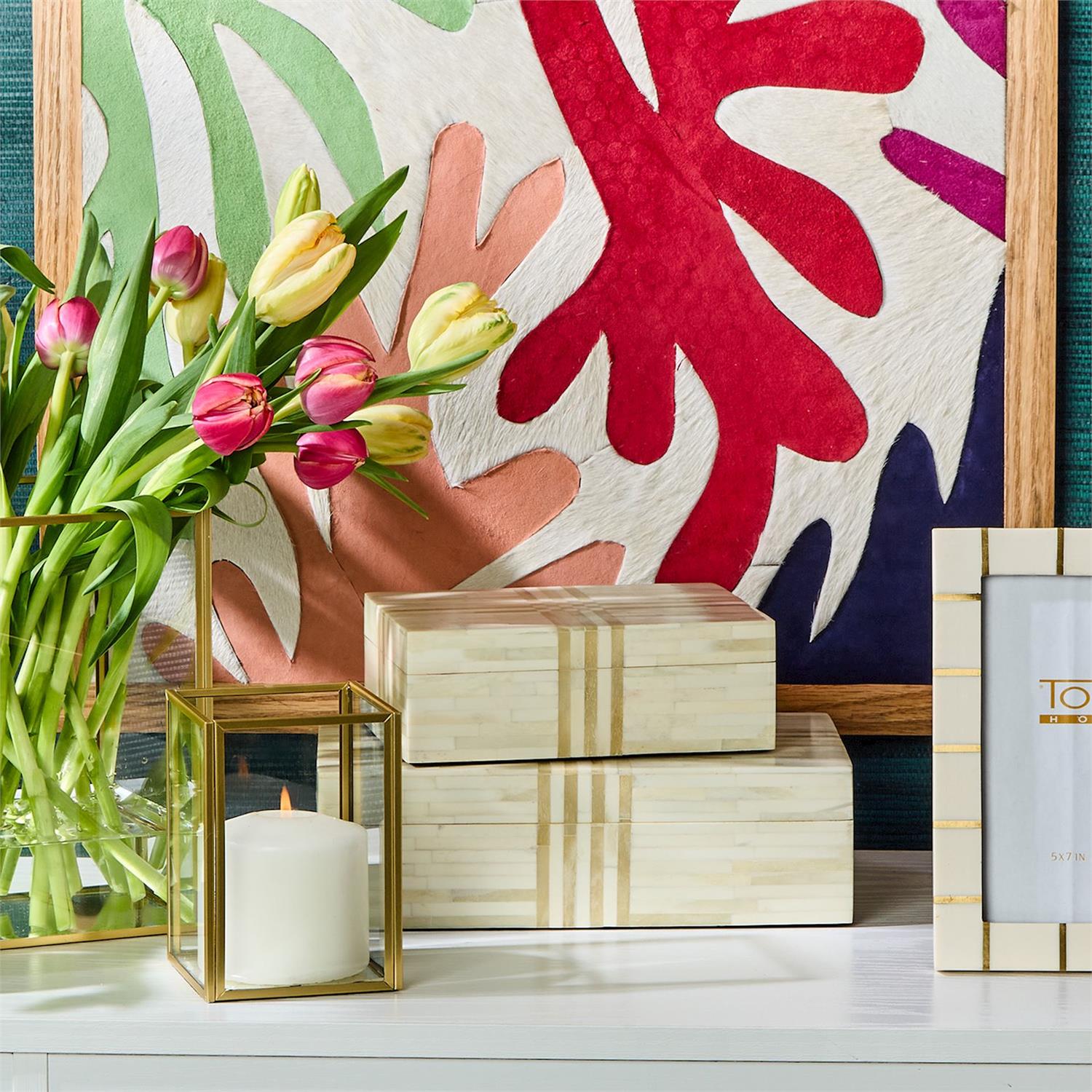 Vibrant Color Splatter Wall Art