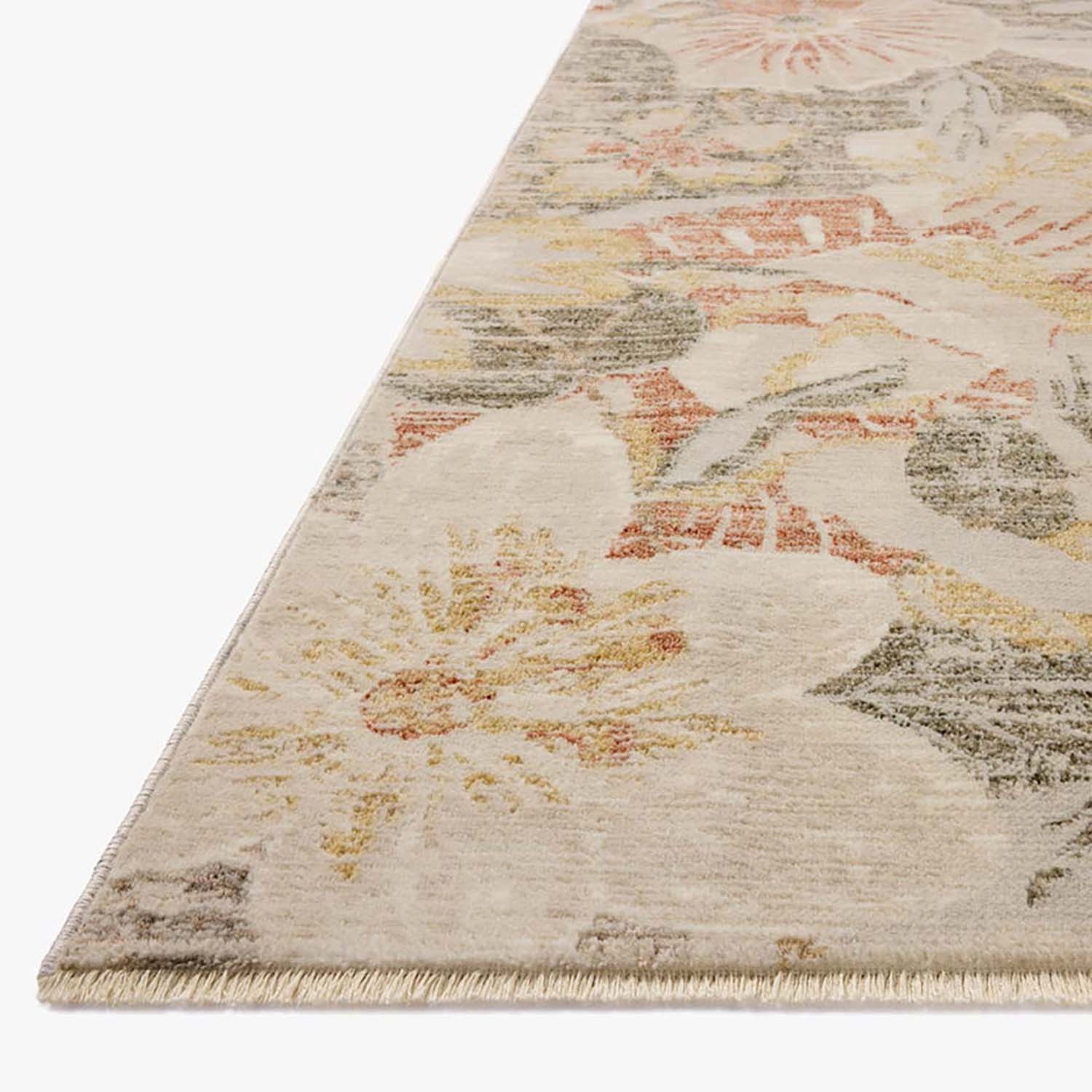 Loloi II Eileen Natural/Sunrise Power Loomed Rug