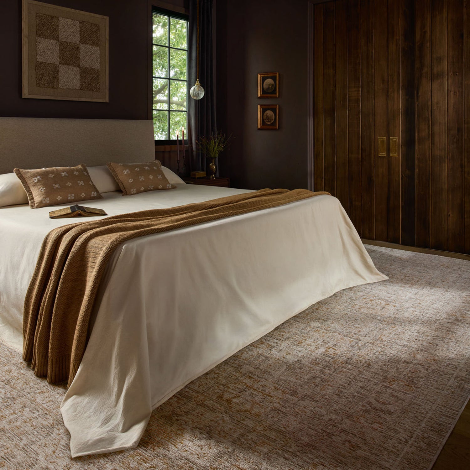 Loloi Elora Natural/Terracotta Power Loomed Rug